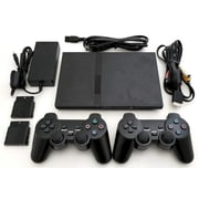 Sony PS2 SLIM Game System Gaming Console with 2 WIRELESS CONTROLLERS PLAYSTATION-2
