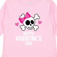 thumbnail image 4 of Inktastic Happy Valentines Day Girls Skull Girls Long Sleeve Toddler T-Shirt, 4 of 5