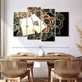thumbnail image 3 of Elephant Stock Poker Ace High Wall Art - Horizontal Multi Panel Canvas - Living Room Wall Decor - Hobbies And Lifestyle Multi Panel - Black And Beige Decor - 68" x 42", 3 of 8