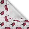 thumbnail image 4 of Ambesonne Vintage Rose Window Valance, Polka Dots Flowers, 54" X 12", Pale Pink Raspberry, 4 of 5