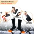 thumbnail image 4 of Ndcxsfigh Calcetines Térmicos Transpirables Con Calefacción Eléctrica Unisex para Esquí en Invierno Y Ciclismo, 4 of 9