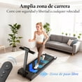 thumbnail image 3 of Caminadora Electrica Plegable con Pantalla LCD, Walking Pad con Asa, Carga Máxima de 100 kg, Velocidad de 1-6/8 km/h, Incluye Mando a Distancia para Fitness en Casa, 3 of 7