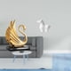 thumbnail image 2 of estatua de resina de cisne,Figuras de cisne,estatuas,decoración del hogar,fiesta de bodas,Escultura de resina Arte Adorno Centros de mesa,Estatua del caballo,Estatua de caballo para, 2 of 8
