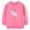Pink, variant on mgoYE Girls Sweatshirts for Toddler Clothes Crewneck Pullover Girl Top Long Sleeve for Kids(Blue,1-2 Years)