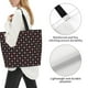 thumbnail image 3 of Fotbe Red and white polka dots Bolsa Tote Estética de Lona con Estampado para Mujer - Bolsa Reutilizable de Hombro Casual para Vacaciones, Compras, Trabajo y Gimnasio, 3 of 8
