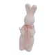 thumbnail image 4 of Figura de conejo de Pascua flocada, decorativa y creativa, adorno de conejo Rosa claro, 4 of 9