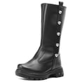 thumbnail image 3 of Bota Larga Yuyin para niña Comoda Casual Antiderrapante Moda negro 18.5, 3 of 6