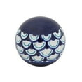 thumbnail image 2 of Sagebrook Home S/3 Painted Orbs, 3/4/5" Blue, 2 of 2