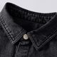 thumbnail image 5 of Chaqueta vaquera de manga larga con solapa para niños, bonita chaqueta informal para niños, chaqueta vaquera de manga larga con capucha, chaqueta vaquera para niños, top de poliéster, 5 of 6