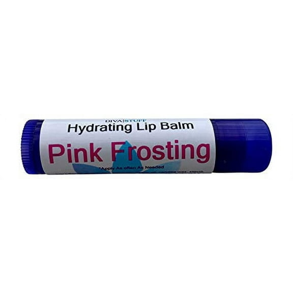 Best Formula Fun Flavored Lip Balm by Diva Stuff, Lots to Choose from and Super Soft Lips (Pink Frosting)