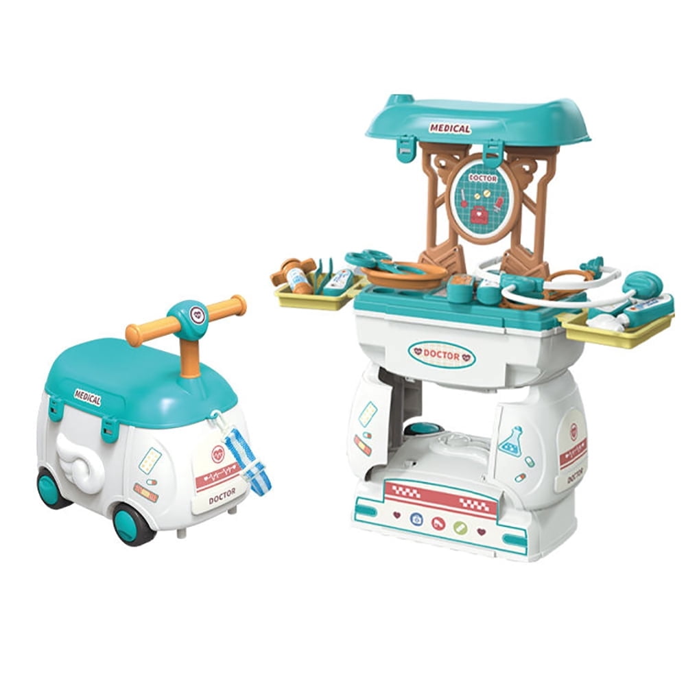 Jouet de Docteur Simulé 24 Pcs/ensemble Mini Chariot de Rangement Durable Jouet pour Enfants Cadeaux