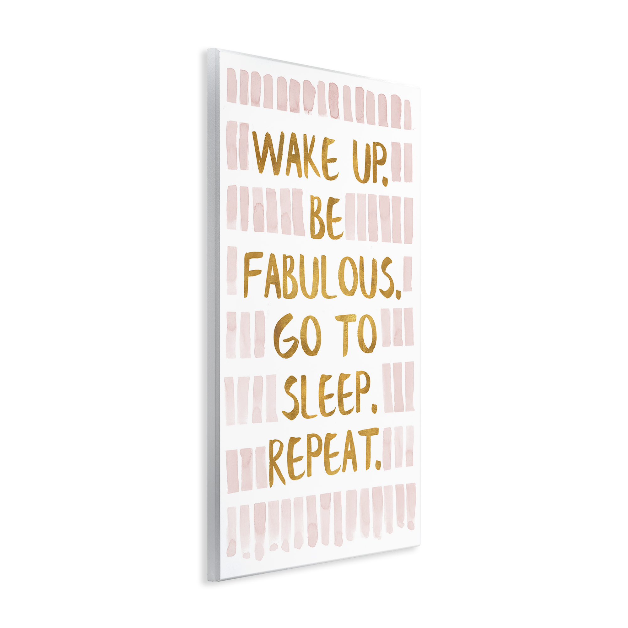 Stupell Industries Wake Up Be Fabulous Typography Painting Unframed Art Print Wall Art, 10 x 15