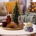thumbnail image 4 of Uxcell 3Pcs Decorative Glass Balls 2.36 Inch Orbs Centerpiece Balls Mosaic Glass Ball Sphere for Decor Bowls Vases Dining Table Party, Silver Black, Gold Tone, Light Yellow, 4 of 5