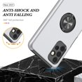 thumbnail image 5 of Case for Samsung A32 5G [Not fit A32 4G], Light Shockproof Protective Cover with Built-in Rotating Holder Kickstand Compatible for Samsung Galaxy A32 5G (Silver), 5 of 14