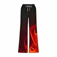 thumbnail image 4 of successthop Mens Pajama Pant Printed Plus Size Wide Leg Pants with Pockets Elastic Trousers Drawstring Loungewear, 4 of 5