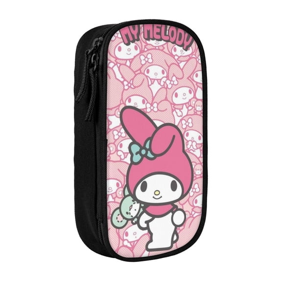 Sanrio My Melody Pencil Case, Multipurpose Pencase ,Large Capacity Durable Pencil Pouch Storage Pen Bag Organizer Stationery