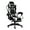 Black & White, variant on Alvantor Ergonomic Gaming Chair with Adjustable Footrest, High Back Office Chair, Black and Grey