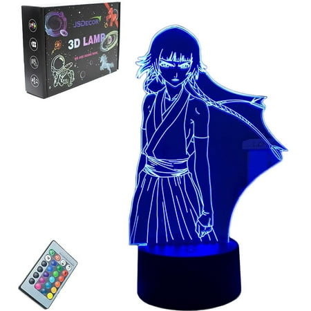 FYBTO Popular Anime Figure Ichigo Kurosaki LED Light Fans Favorite Xmas ...