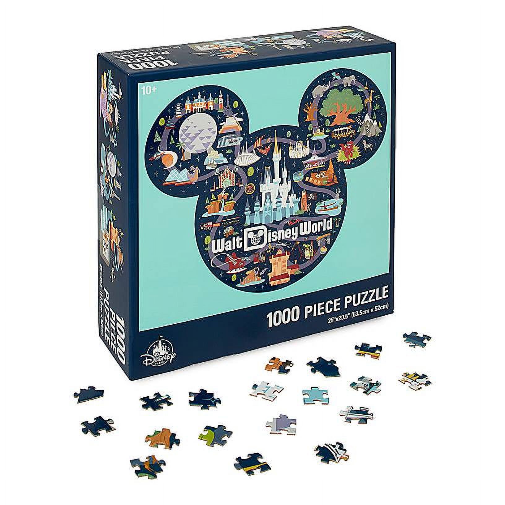 Disney Parks Life Mickey Mouse Icon Walt Disney World Map Puzzle New - image 2 of 3