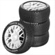 thumbnail image 1 of 4 Piezas 110mm 1/8 RC Coche Ruedas Neumático 17mm Hexagonal para ARRMA Talion para Redcat Equipo VRX RC Coche A, 1 of 5