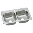 thumbnail image 2 of Elkay Dayton Stainless Steel 33" x 22" x 8-1/16", Equal Double Bowl Drop-in Sink, 2 of 2