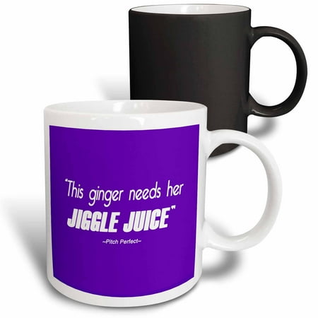 

3dRose This ginger needs her JIGGLE JUICE quote Magic Transforming Mug 11oz