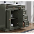 thumbnail image 3 of Legion Furniture WS2516-36-PG 36 in. Pewter Green Finish Solid Wood Sink Vanity, 1 ft. Artificial Stone Top, 3 of 10