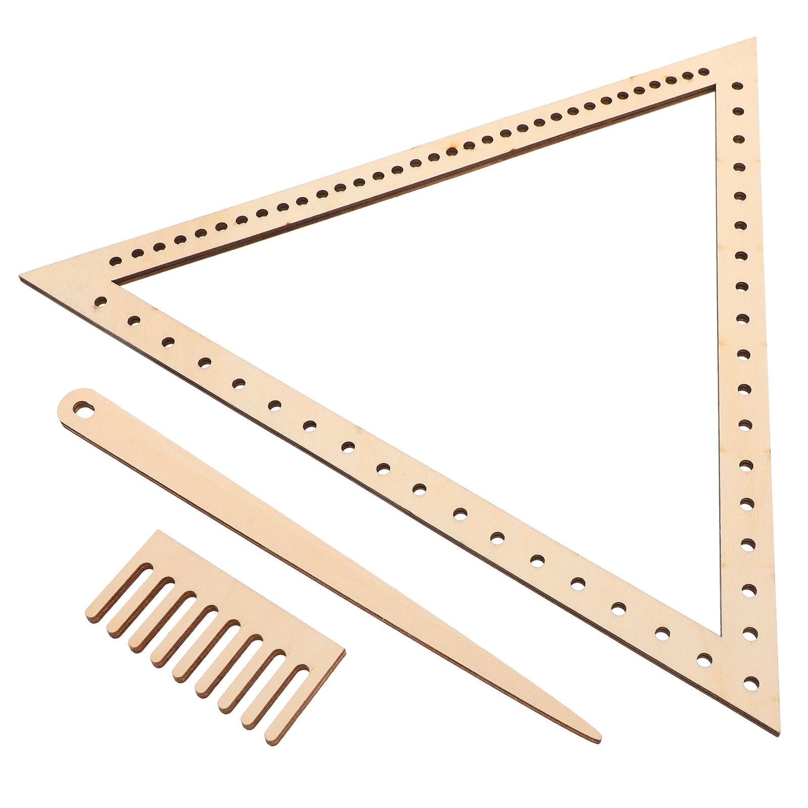 HOMEMAXS 2 Sets  Weaving Loom Crafting Weaving Triangle Weaving Handcraft Weave Board Weaving Tool