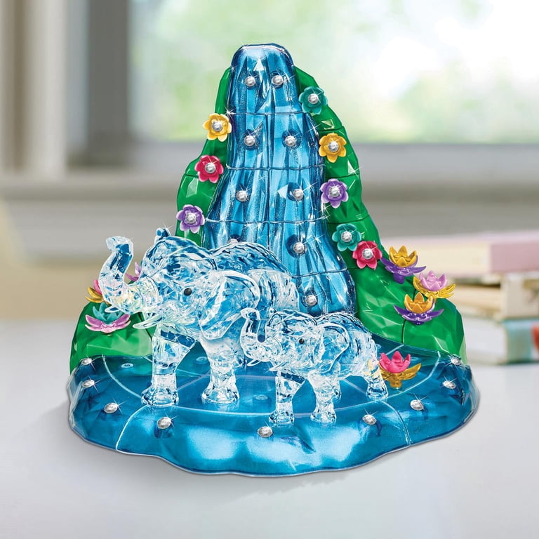 Crystal Gem Creations Mommy & Baby Elephant by RoseArt, 110+