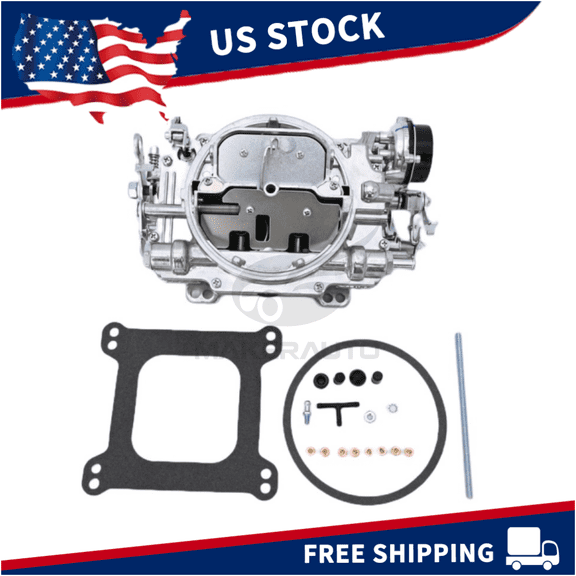 Carburetor 4 Barrel 650 CFM W/ Electric Choke For Edelbrock AVS2 1906