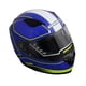 thumbnail image 1 of Casco Moto Integral Azul Amarillo Talla L Certificado, 1 of 6