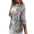 thumbnail image 2 of Gvmfive Women's Open Front Long Sleeve Printed Lightweight Work Office Blazer Jacket, 2 of 4
