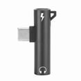 thumbnail image 1 of Type C to 3.5mm Headphone and  Adapter, 2pcs 2 in 1 USB C to 3.5mm Audio Jack with Charging Port Headset Distributor Adapter for Type C Mobile Phone Models, 1 of 8