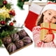 thumbnail image 5 of Fiudx Juego de Bolas Navideñas, Color Vino, Plástico Duradero, 6 Piezas, Adornos Colgantes, Decoración Navideña, para Árbol de Navidad y Corona, Fácil de Colgar, 8 Cm., 5 of 6
