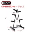 thumbnail image 4 of CAP Barbell Olympic Plate Tree Rack, 4 of 8