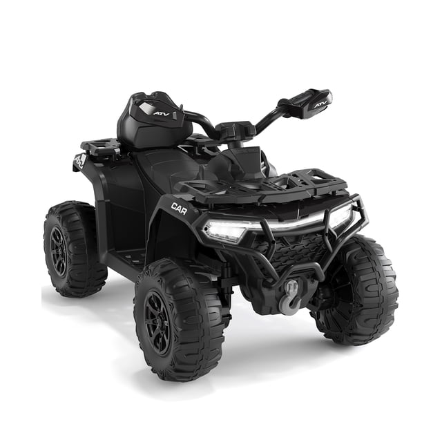 12V Kids Electric Ride-On ATV with Remote Control – Dual 45W Motors, Suspension, LED Lights, wireless, USB, Music Player, urgent Brake – Battery Powered Four Wheeler Car