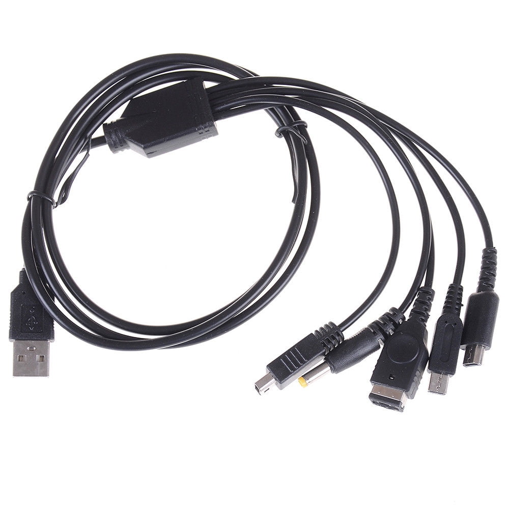 Wiresmith 5 in 1 USB Cable for Nintendo Ds Lite Gba Sp Dsi 3ds 2ds Sony ...