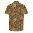 thumbnail image 4 of AHTJRT Stylish Men's Camouflage Print Button Down Short Sleeve Shirt Multicolor L, 4 of 5