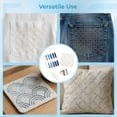 thumbnail image 6 of 64 Pcs Sashiko Thread Kit, Denim Fabric Embroidery Patterns with Sashiko Stencils Needles Cotton Thimble, Embroidery Kit for Sewing Hand Quilting Mending Supplies, 6 of 6