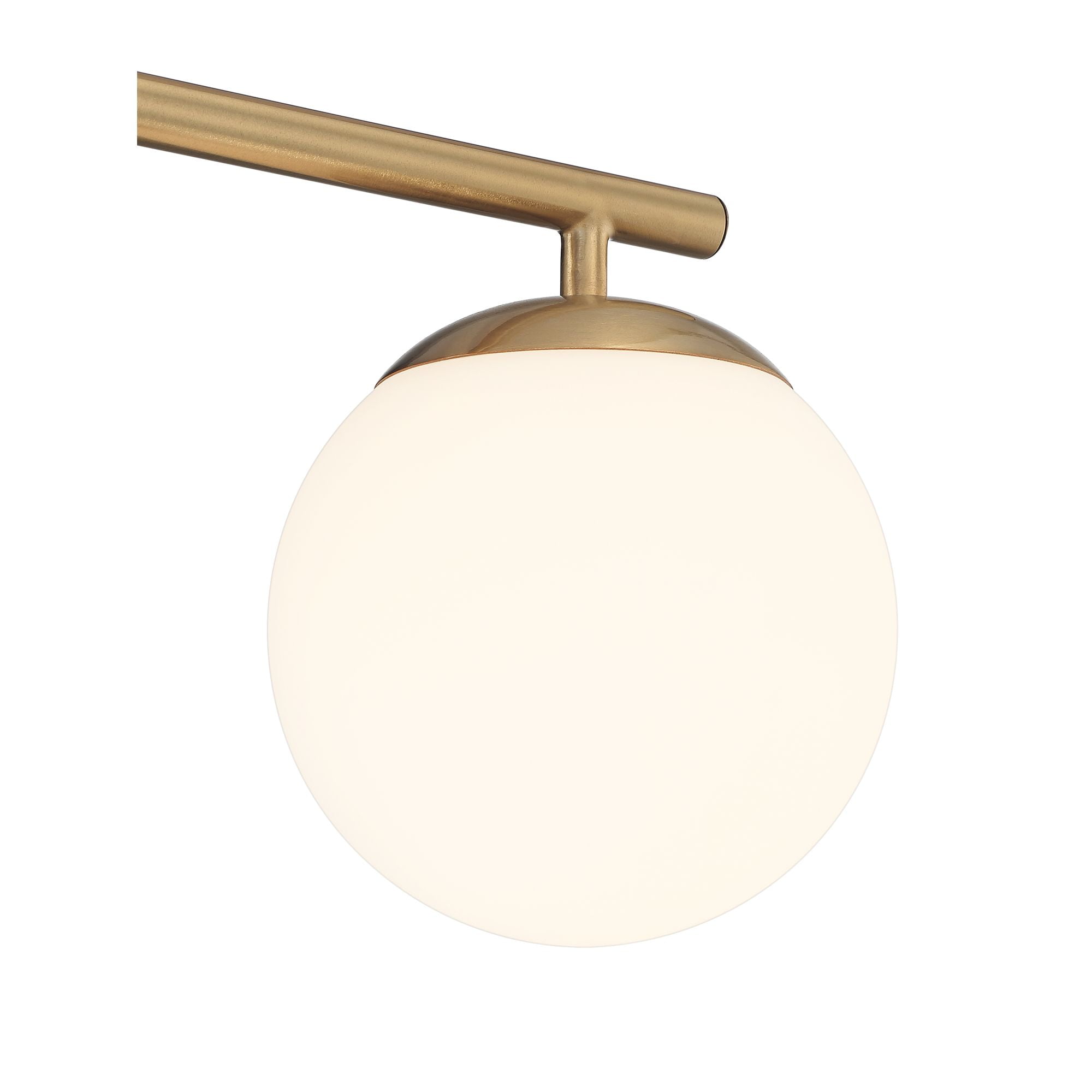 Possini Euro Design Meridian Modern Wall Light Soft Gold Hardwire 23" 3-Light Fixture Frosted White Globe Glass for Bedroom Bathroom Vanity Reading