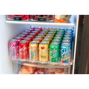 Display Technologies Visi-Fast Plastic 50-Can Capacity Push Glide Beverage Dispenser
