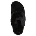 thumbnail image 3 of Lamo Womens Scuff Suede Faux Fur Slip-On Slippers Black XXL Regular, 3 of 5