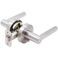 thumbnail image 3 of Zurich Door Lever with Round Rosette, Privacy (Bed/Bath) Latch, Satin Nickel by Stone Harbor Hardware, 3 of 3