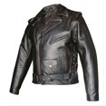 thumbnail image 1 of Allstate Leather Men's AL2022 Basic Motorcycle Jacket 50 Black, 1 of 4