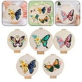 thumbnail image 4 of Diy Handmade Embroidery Material Package Flower Butterfly Embroidery Kit 1, 4 of 5