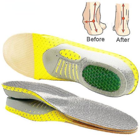 Pvc Padded Orthopedic Insoles For Shoes, Arch Support For Flat Feet ...