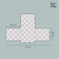 thumbnail image 4 of Cubre Sala The Shop, 3 Piezas, Doble Vista, Ajustable Varios Colores azul marino, 4 of 10