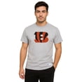 thumbnail image 1 of NFL Playera Aficionado Básica Cincinnati Bengals Gris para Hombre, Talla Chica, 1 of 9
