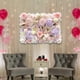 thumbnail image 1 of Panel de Pared de Flores Artificiales perfecl Decoración Floral 40 cm x 60 cm, 1 of 8