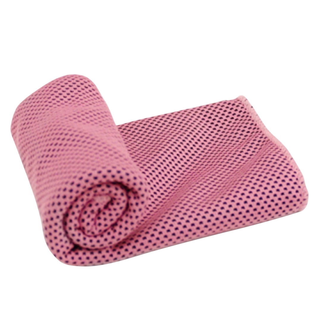 Unique Bargains 4 Pcs Soft Microfiber Sport Cool Touch Towel 11"x30" Red